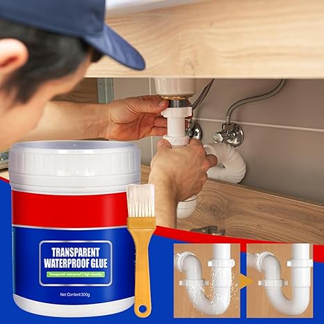 ImpermeSeal™-Sellador Adhesivo Transparente 1Kilo + Brocha