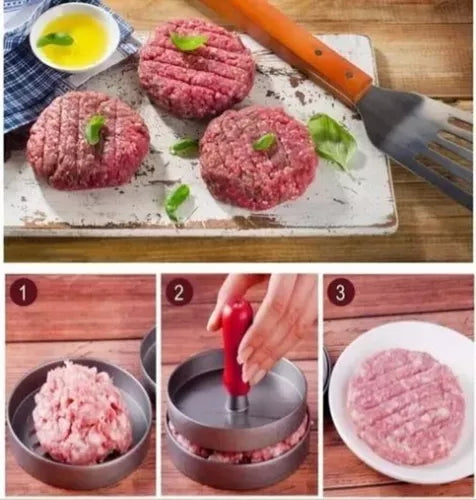 BurgerPress™-Hamburguesas perfectas en segundos, como un verdadero chef. 👨‍🍳🔥
