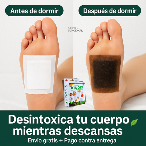 Kinoki™-Parches Desintoxicantes Para Pies (10 Parches)