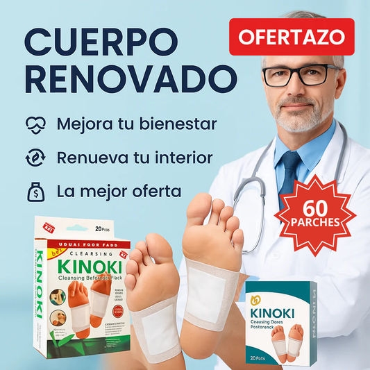 Kinoki™-Parches Desintoxicantes 60 PARCHES SOLOR POR HOY 😨