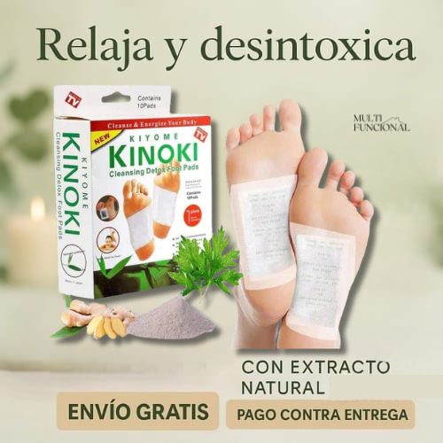 Kinoki™-Parches Desintoxicantes Para Pies (10 Parches)